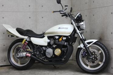 ゼファー400 初期 車検付き 横浜～ Kawasaki ゼファー400 旧車 初期型C1 パールホワイトBEET 車検