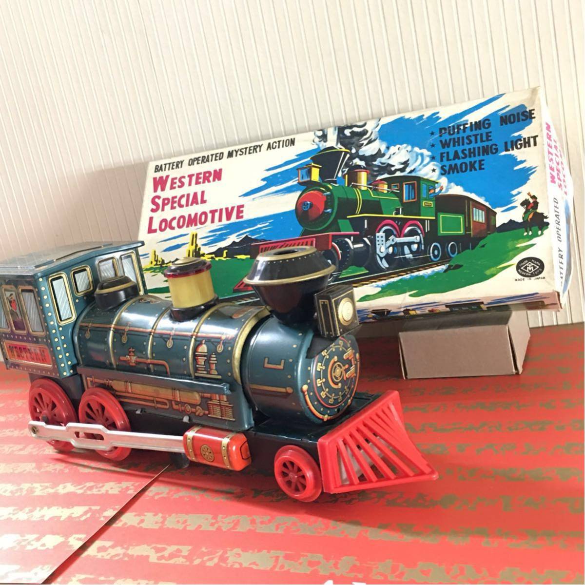 Western Special Toys Locomotive Modern Tin Masudaya MODERN