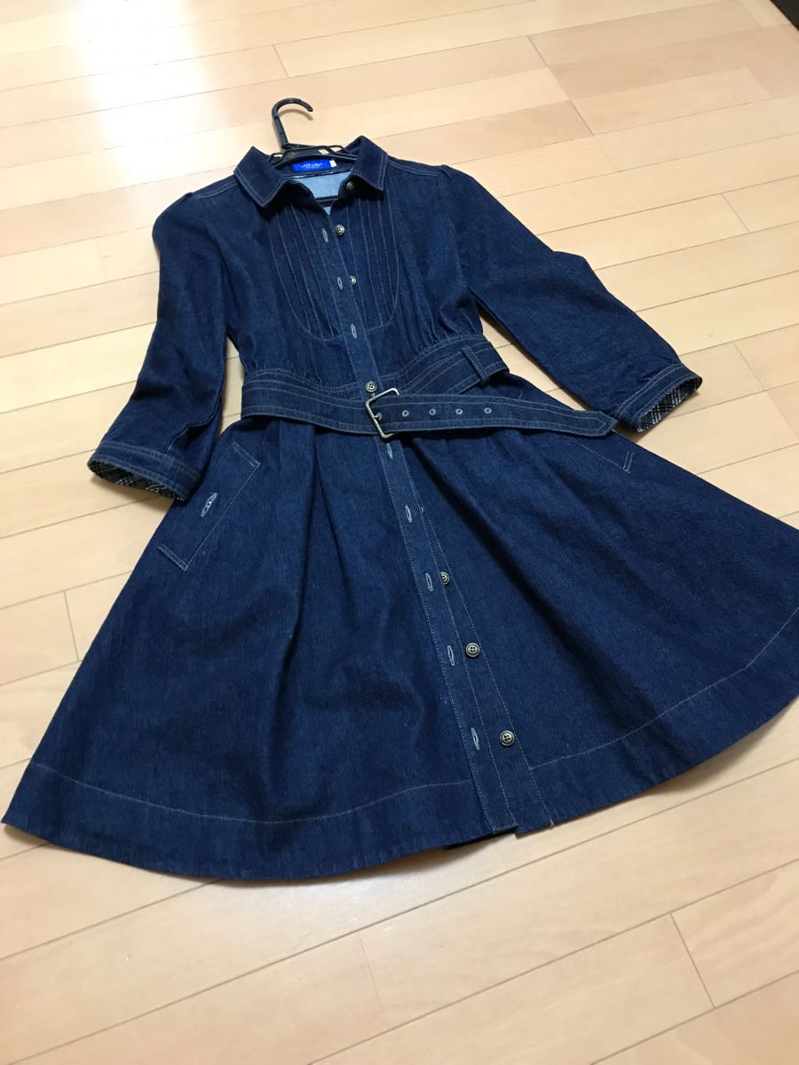 ブルーレーベルクレストブリッジ デニム ワンピース 美品