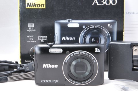 A300 Nikon COOLPIX and Pros | 【 薄型・軽量 】Nikon ニコン COOLPIX A300 ★ 18D-052【 8倍ズーム 】