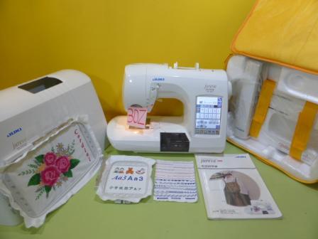 ●ＪＵＫＩ ジュレーブ ＨＺＬ-０１０Ｎ 刺しゅう機付●超美品●30-Z
