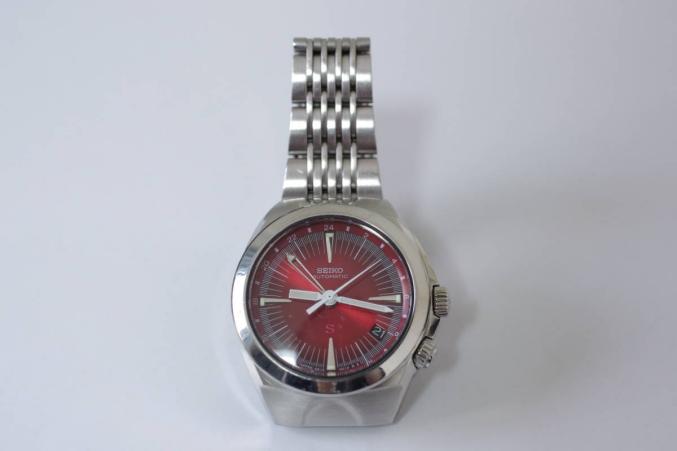 SEIKO 4S12-0010 メカサス 赤S 自動巻き　動作品 4S12-0010 SEIKO メカサス セイコー SUS 赤S GMT ヤマダウェブコム