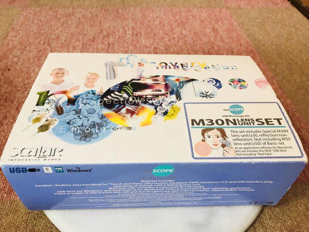 ☆scalar スカラ USBマイクロスコープ M2 ベーシックセット☆スキン