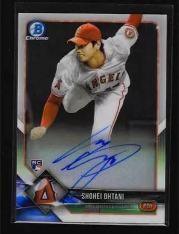 大人気シリーズ】2018 BOWMAN CHROME Rookie Card Auto 大谷翔平RC直 