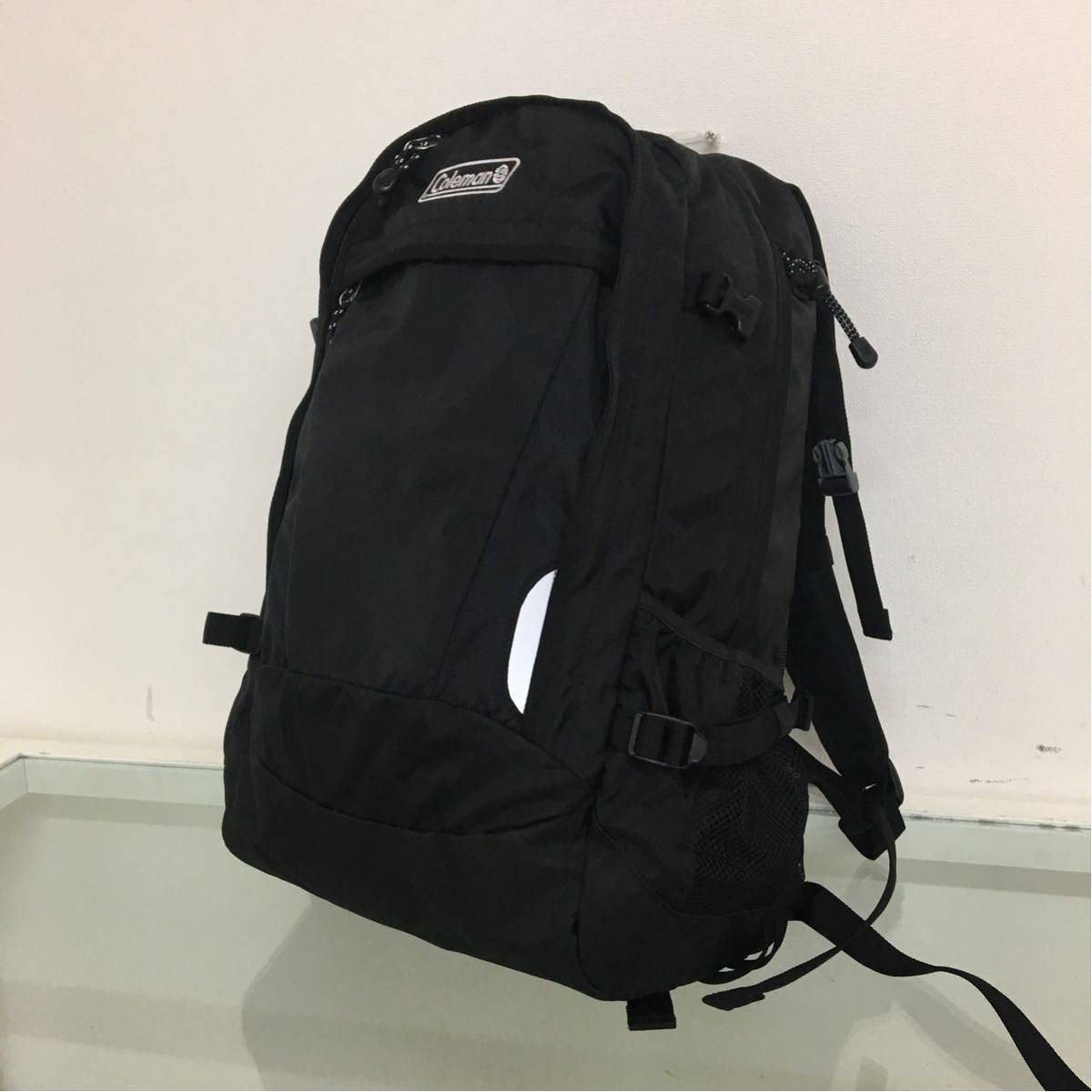K ほぼ美品 Coleman コールマン アウトドア 登山 リュック サック バックパック 大容量 ブラック