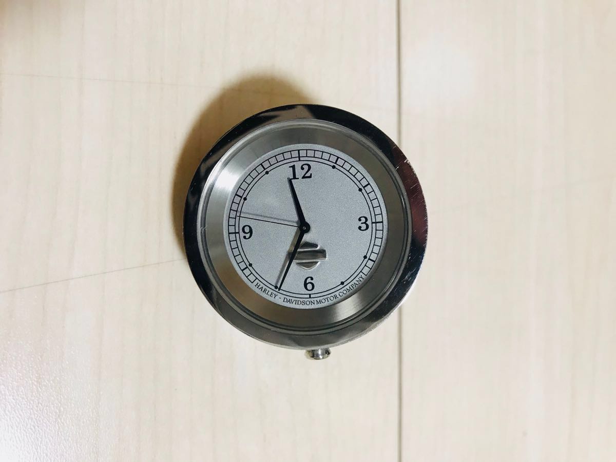 ハーレー【純正】 時計クラッチレバーブラケットクランプクロック／ブラックフェース ハーレー クラッチレバーブラケットクランプクロック 【公式通販】