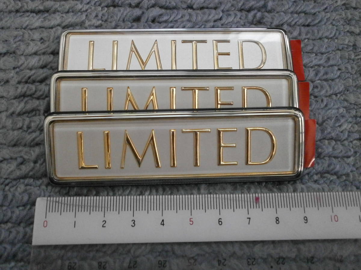 超激得，最新作 純正リミテッド エンブレム3枚(トヨタ)｜売買されたオークション情報、yahooの商品情報をアーカイブ公開 - オークファン トヨタ