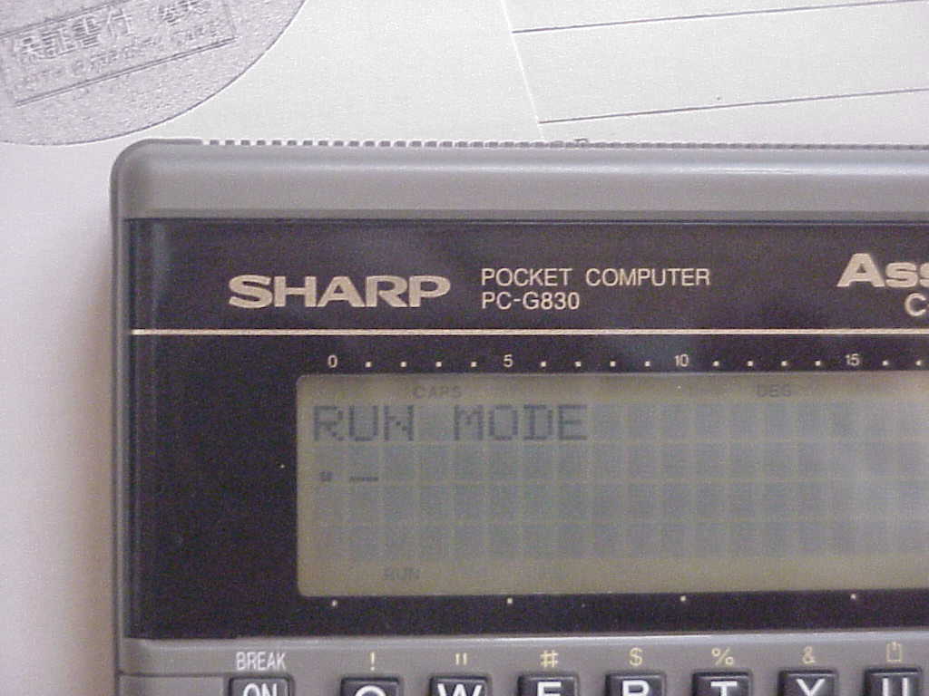 SHARP PC-G830 ポケコン シャープ ポケットコンピュータ 動作品｜Yahoo