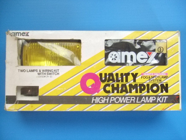amex 当時物 フォグランプ 角フォグ Parts Car / Motorcycle / Bicycle