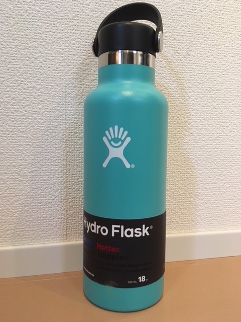 希少色 ミント ★新品・送料込み★ ハイドロフラスク Hydro Flask 18oz (532mL)　二重壁真空断熱 ステンレス タンブラー 保温保冷 mint_1
