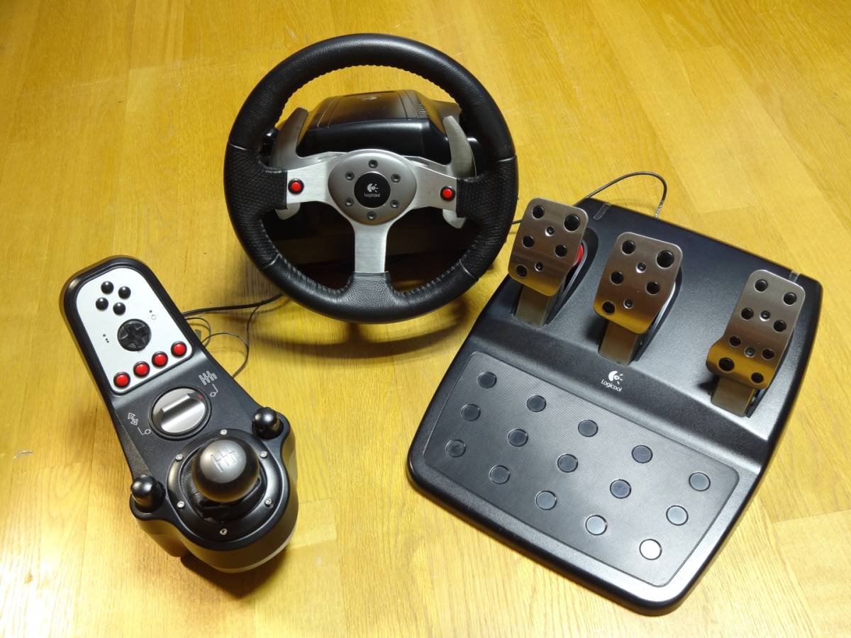 【全国無料，格安】 ジャンク扱い ロジクール Logicool G25 レーシング ホイール PS3 PC ハンコン(アクセサリ、周辺機器)｜売買されたオークション情報、yahooの商品情報をアーカイブ公開 - オークファン アクセサリ、周辺機器