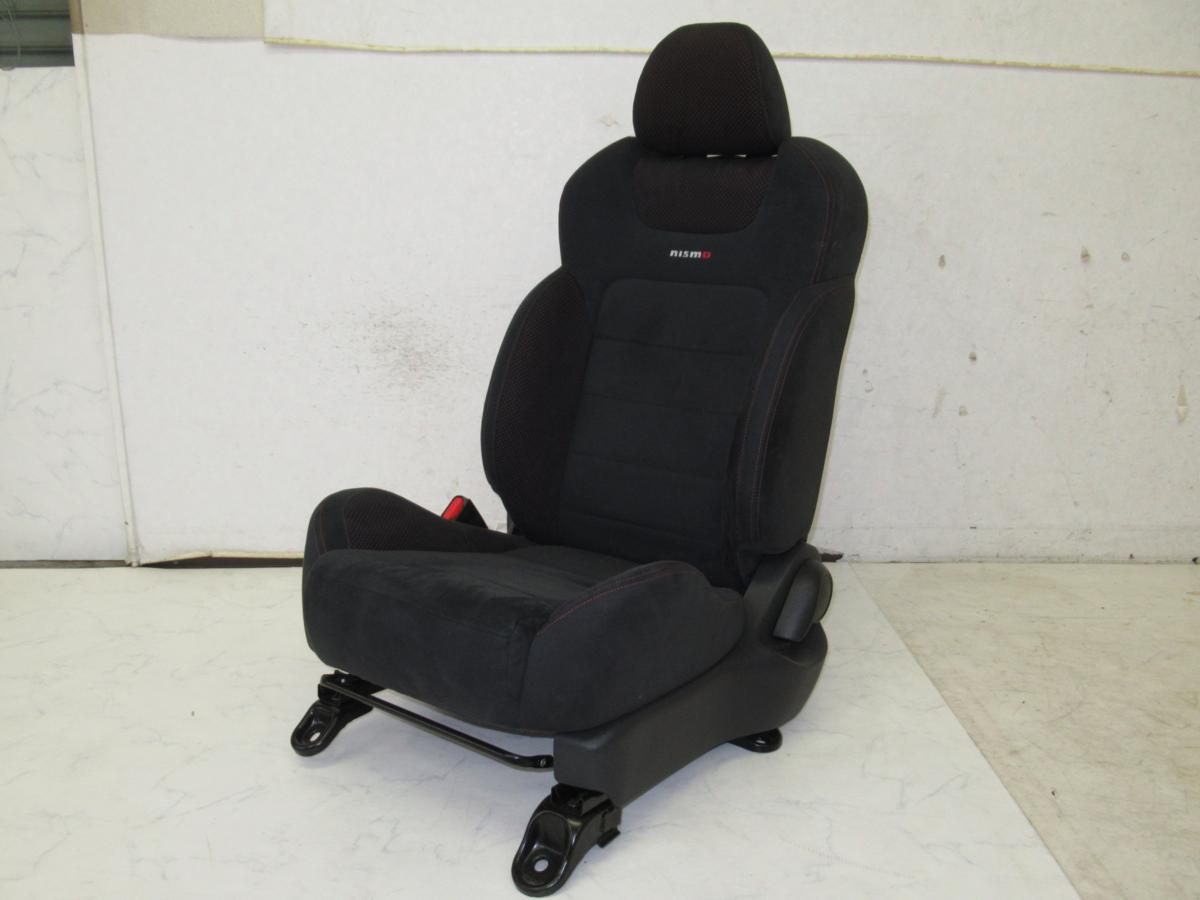 予備用等に！日産E12ノートNISMO純正シート左側のみ中古品