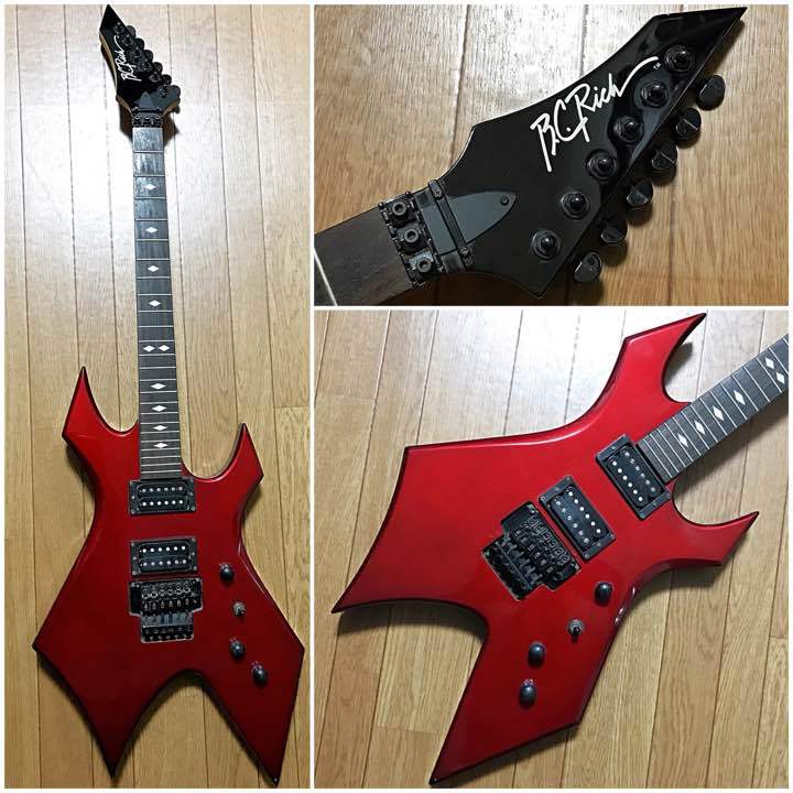 □B.C.Richワーロックギター希少リバースヘッド格安フロイドローズ型
