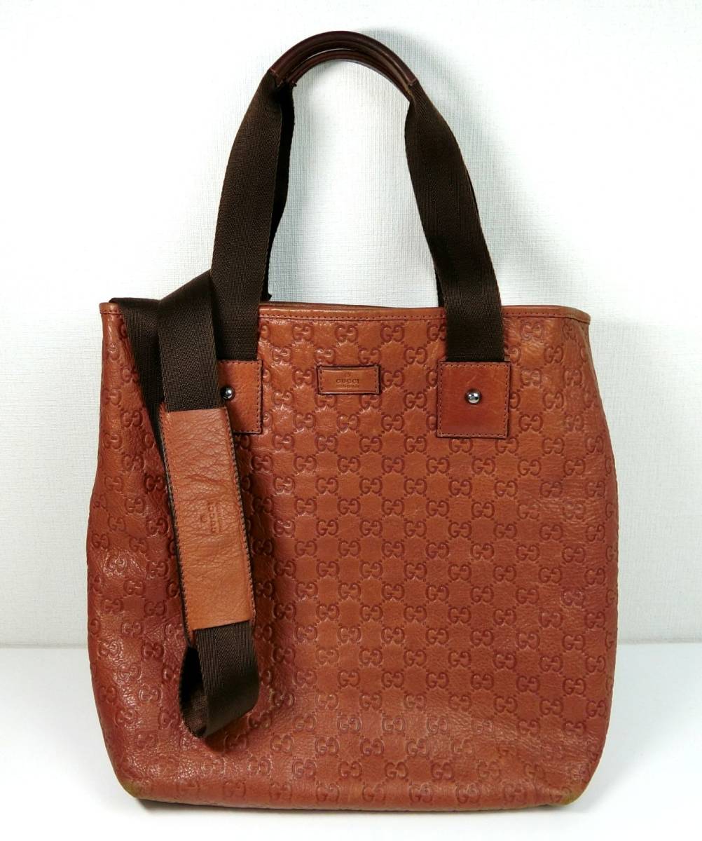新作登場，新作 1円 本物 GUCCI/グッチ 本革レザー トート ショルダーバッグ GGモノグラム ビジネス A4 対応 メンズ レディース ユニセックス(かばん、バッグ)｜売買されたオークション情報、yahooの商品情報を かばん、バッグ
