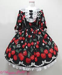新品 Angelic Pretty Creamy Cherry ワンピース＆リボンクリップ 2点