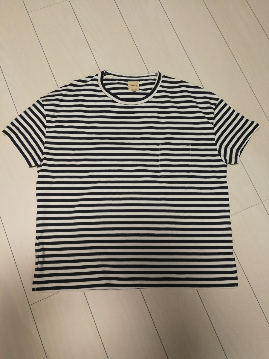 お得，新作登場 SANCA サンカ ボーダー ルーズフィット Tシャツ 3 Ｌ(柄もの)｜売買されたオークション情報、yahooの商品情報をアーカイブ公開 - オークファン Lサイズ