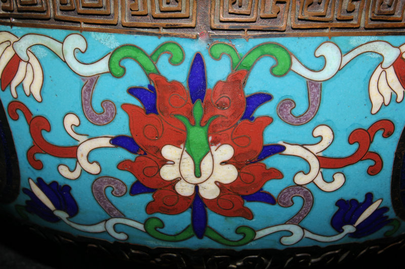 極上珍品 銅胎景泰藍 七寶燒 琺瑯彩 碗 貢碗 文房置物