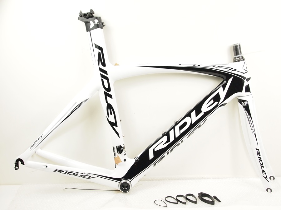 リドレー RIDLEY ノア ISP NOAH ISP フレームセット 2012 XSサイズ カーボン エアロフレーム ISPシートポスト ホワイト