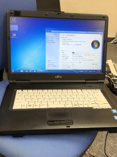 中古美品 Lenovo L412 i3 2.4GHz Win7Pro 64bit SSD128に換装 メモリ4GB 14