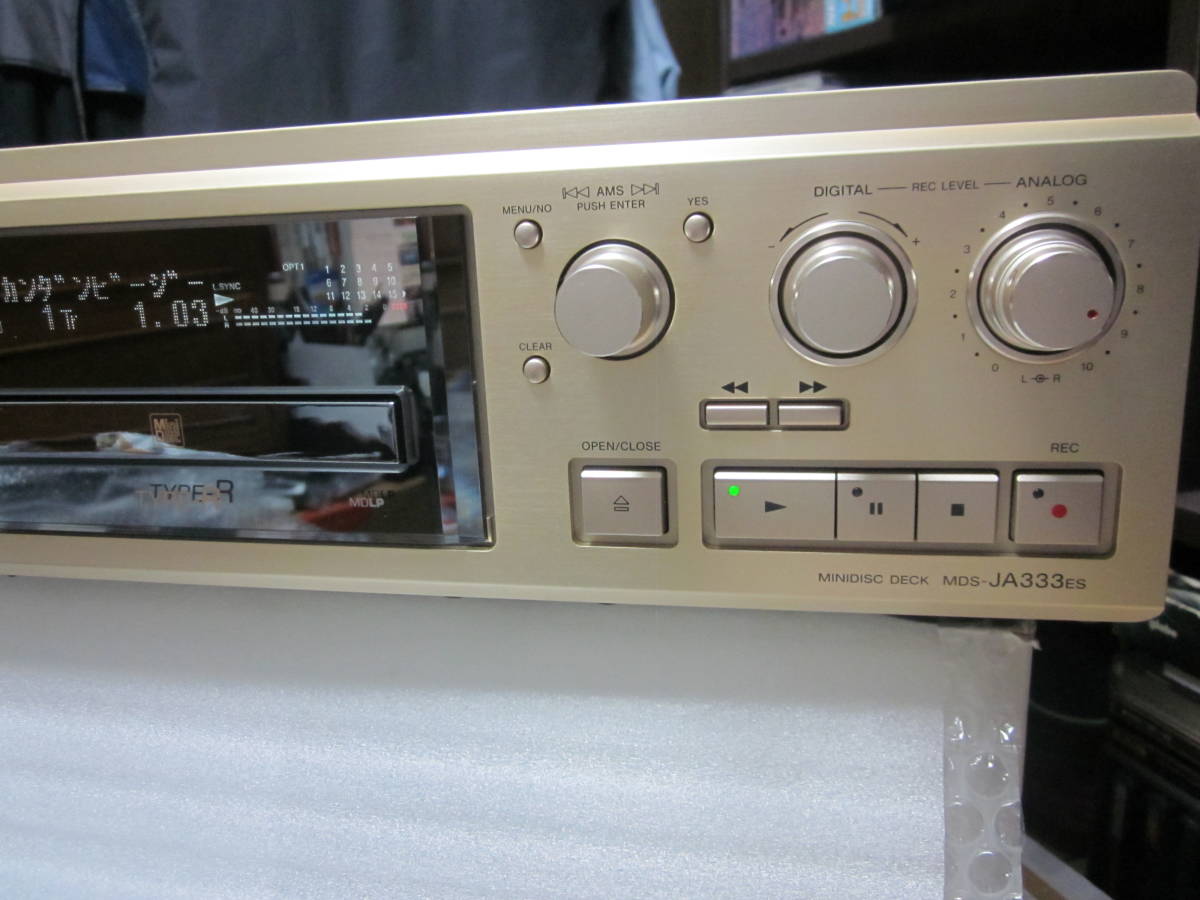 ◇SONY/ソニー◇MDデッキ/MDS-JA33ES/MDレコーダー/録再OK現状 