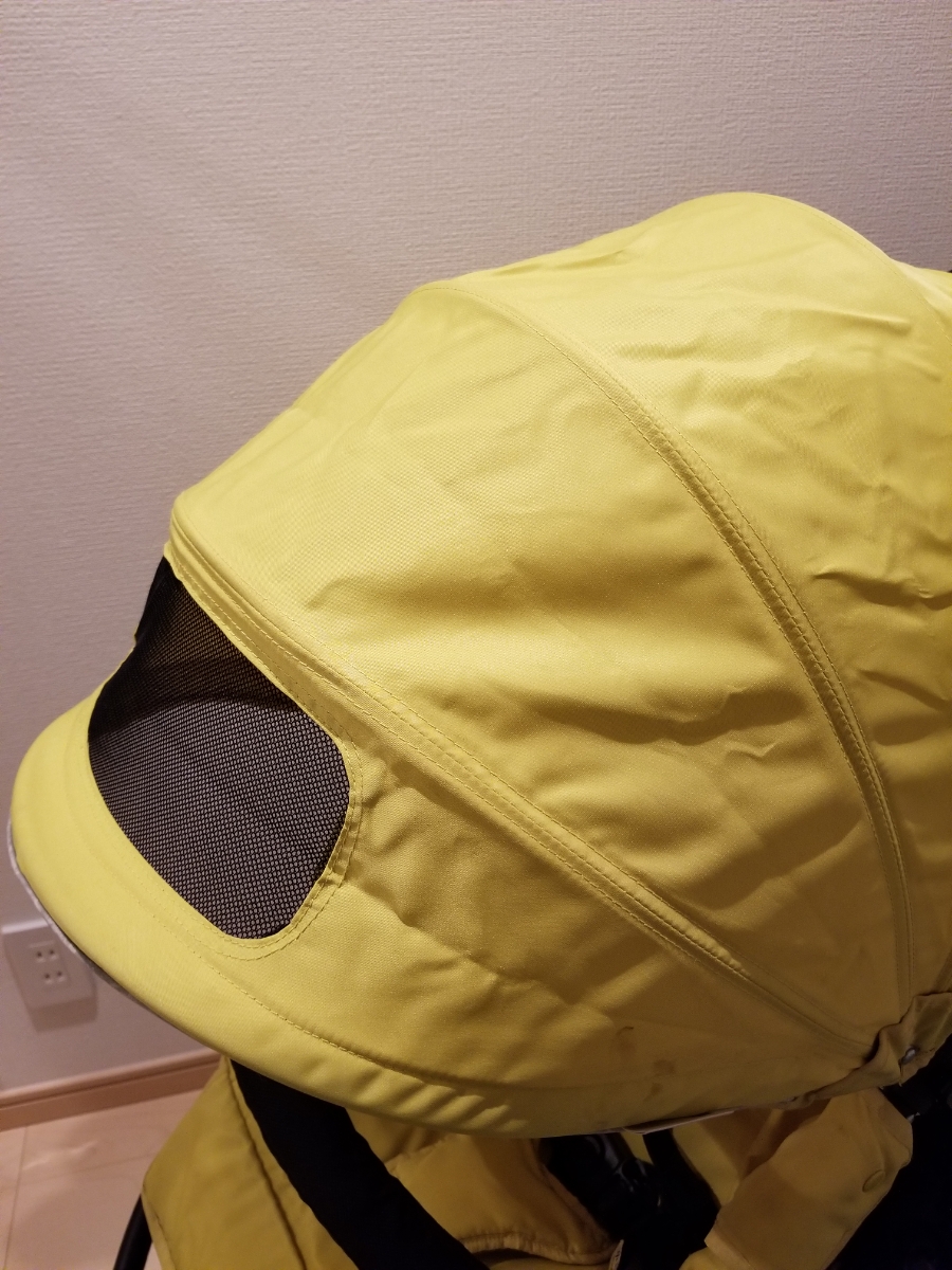 美品　AirBuggy COCO ブレーキ　エアバギー ココ　ベビーカー イエロー