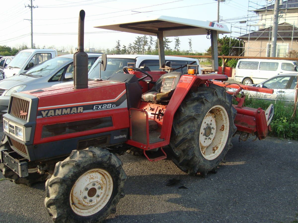 ヤンマーAF645 YANMAR ヤンマー FX28D 4WD パワーステアリング 28馬力 