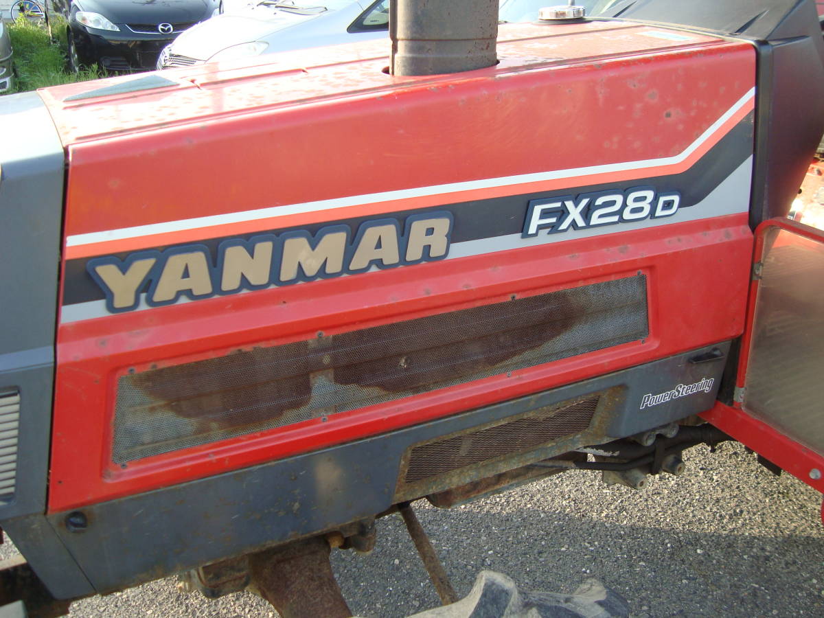 ヤンマーAF645 YANMAR ヤンマー FX28D 4WD パワーステアリング 28馬力 