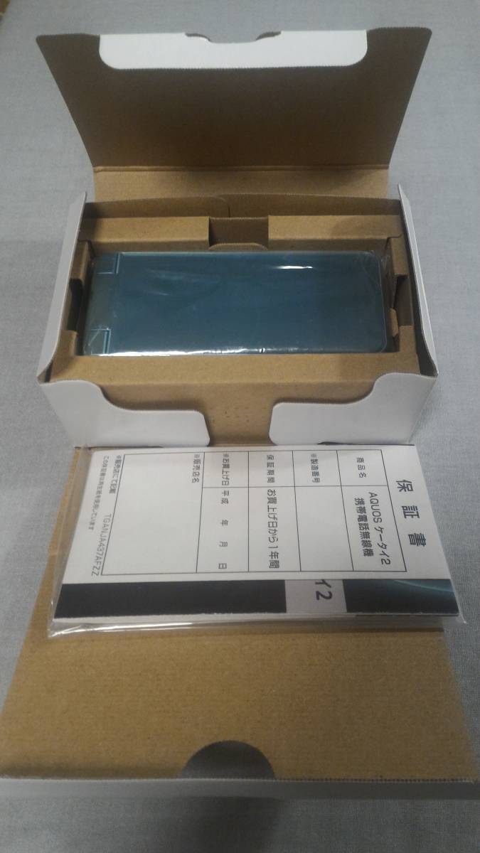 【新品】 ★SIMロック解除済★ SHARP AQUOSケータイ２ ライトグリーン 判定〇 Softbank 601SH SIMフリー ガラケー ガラホ