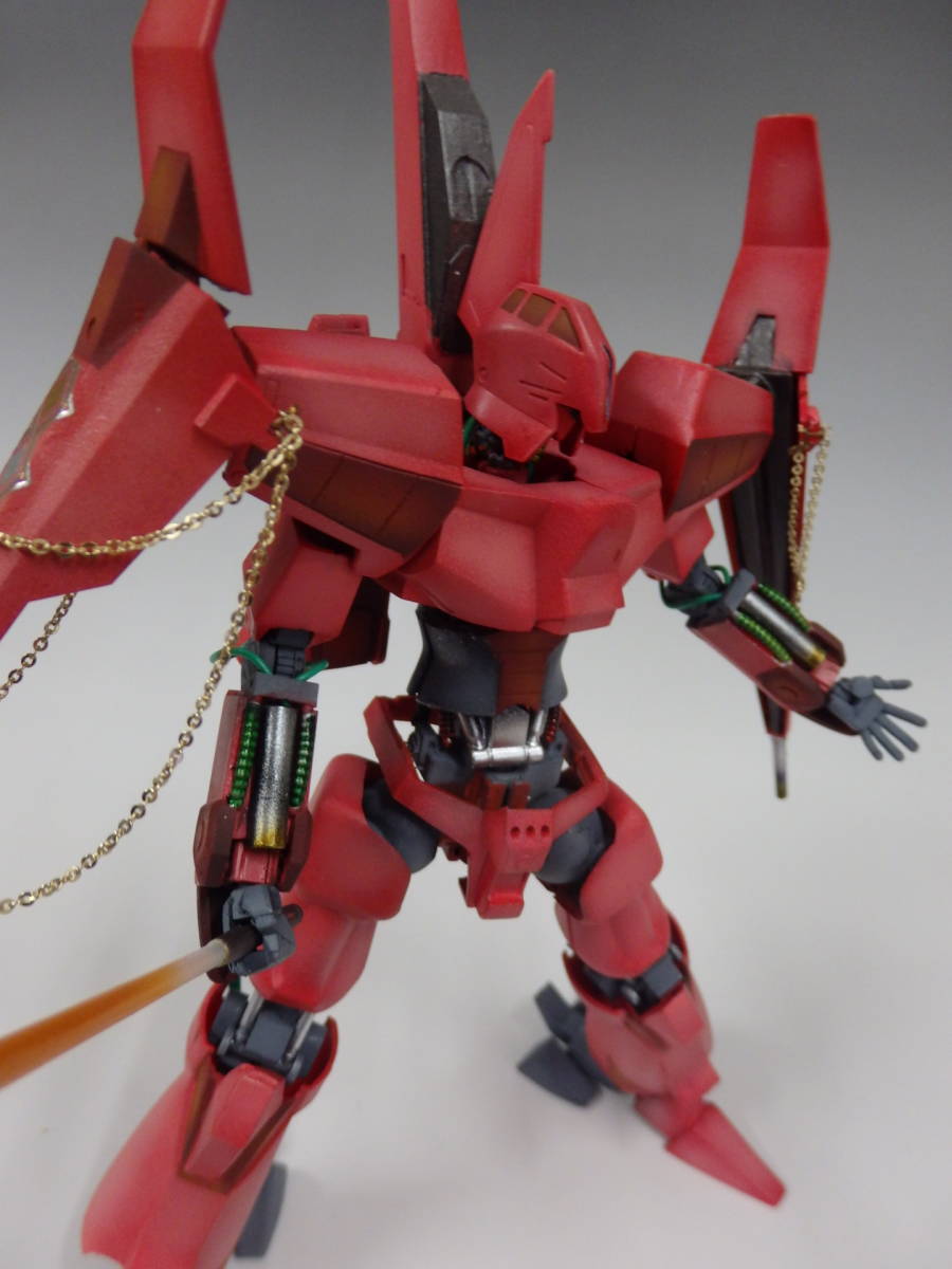 エルガイム　ヌーディルデザート　1/144 完成品 ヌーベルディザード 旧キット 1/144 塗装済 完成品 エルガイム(重戦機