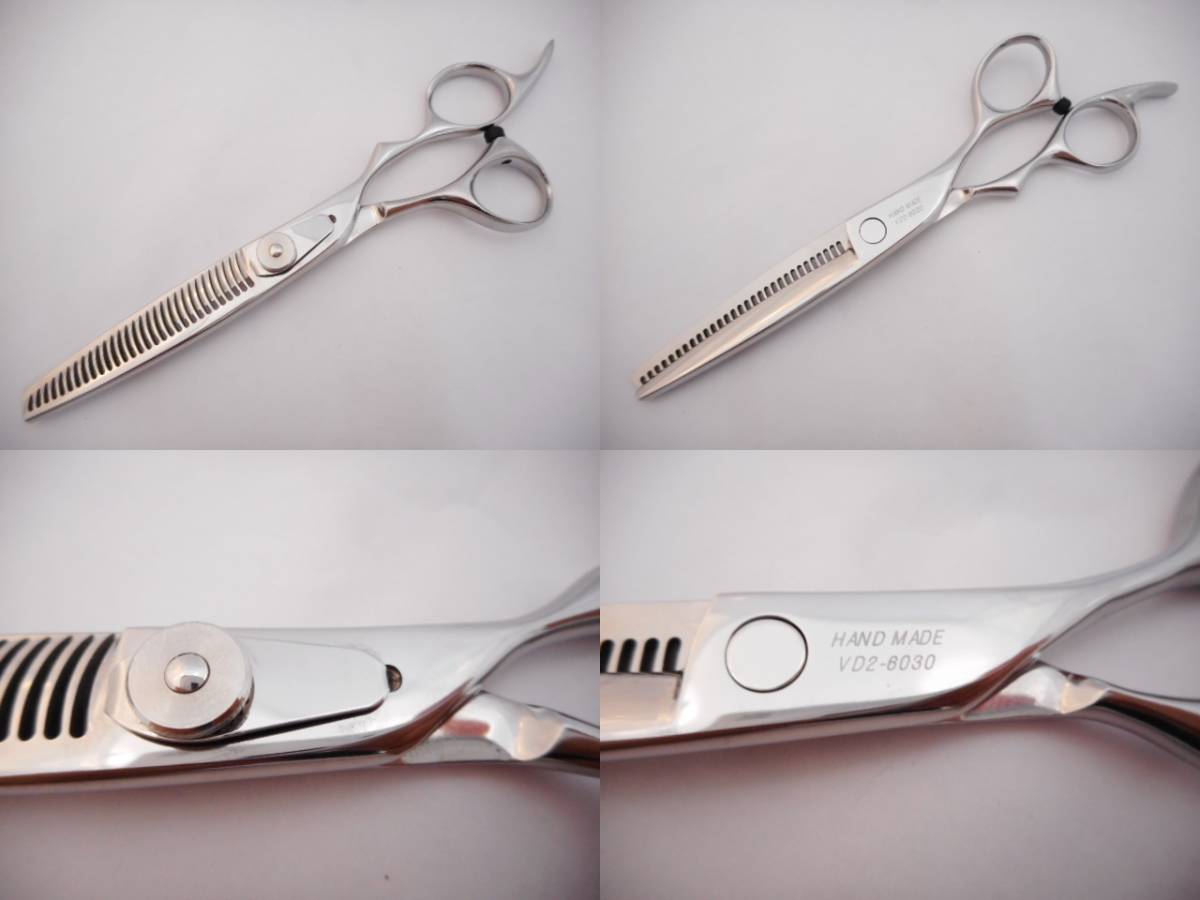【メーカー不明】VD2-6030 セニング すき鋏30目 美容師 理容師:A-2689【中古】