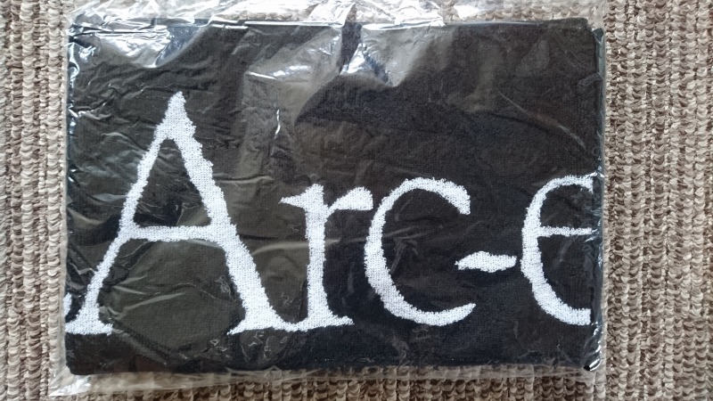 未使用品 ラルクアンシエル 旧ロゴタオル L'Arc en Ciel L