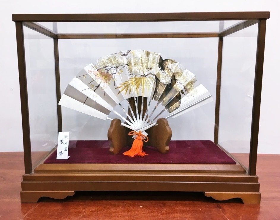 インテリア小物 金属工芸品 鳥と松 置物 シルバー インテリア 縁起物