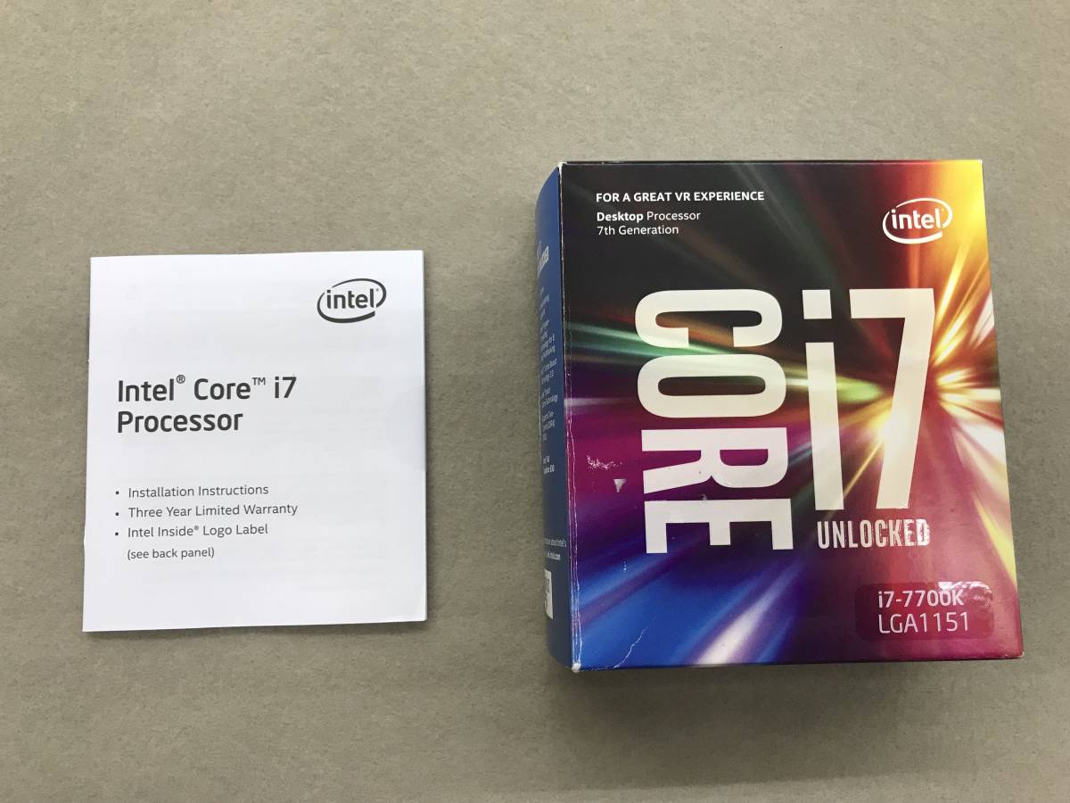 i7 Core Intel 7700K BOX 価格.com - オークション比較 インテル 公式 