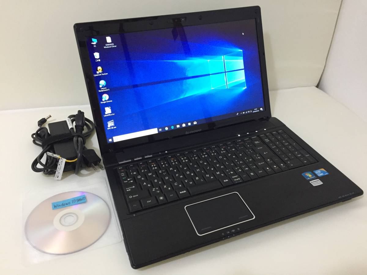 中古美品 Wi-Fi有 ノートパソコン 15.6型 Lenovo レノボ G560 Core i3 ☆