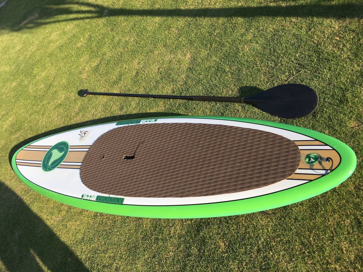 格安　美品　１回のみ使用　sup SUP SURF（千葉・九十九里） 訳ありSUP（サップ） ボード」の落札相場