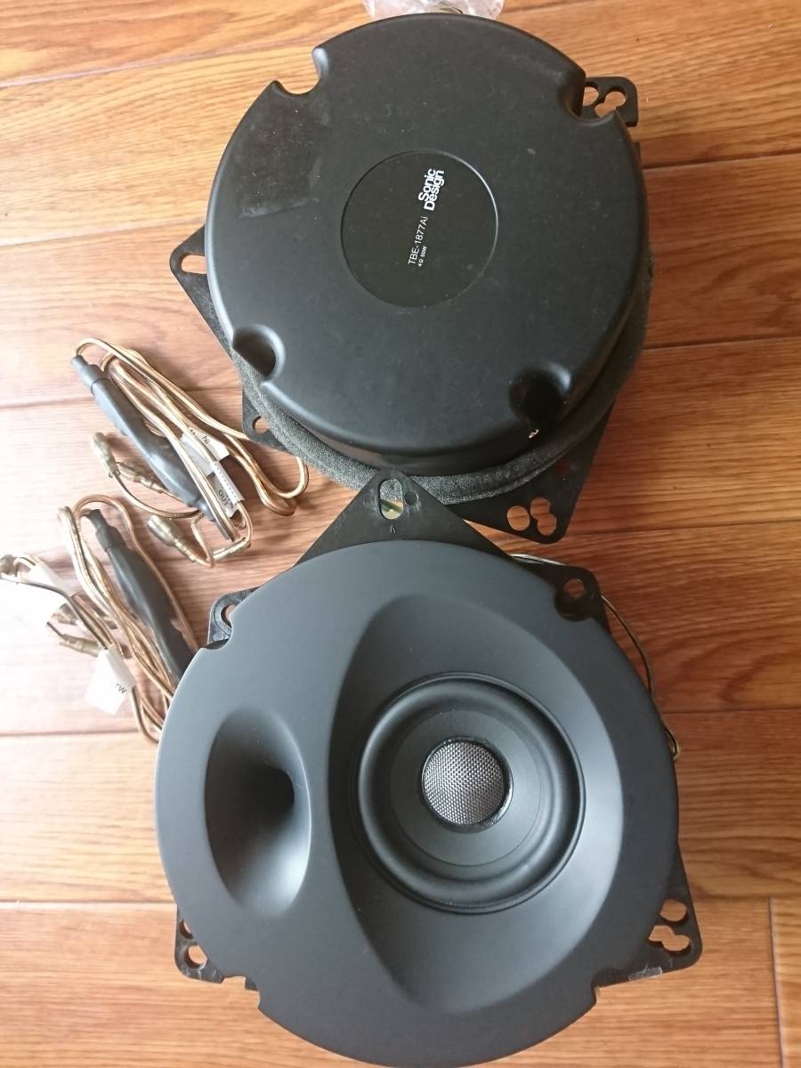 carrozzeria TS-X35 カースピーカー シリアル連番ペア 取付金具付き