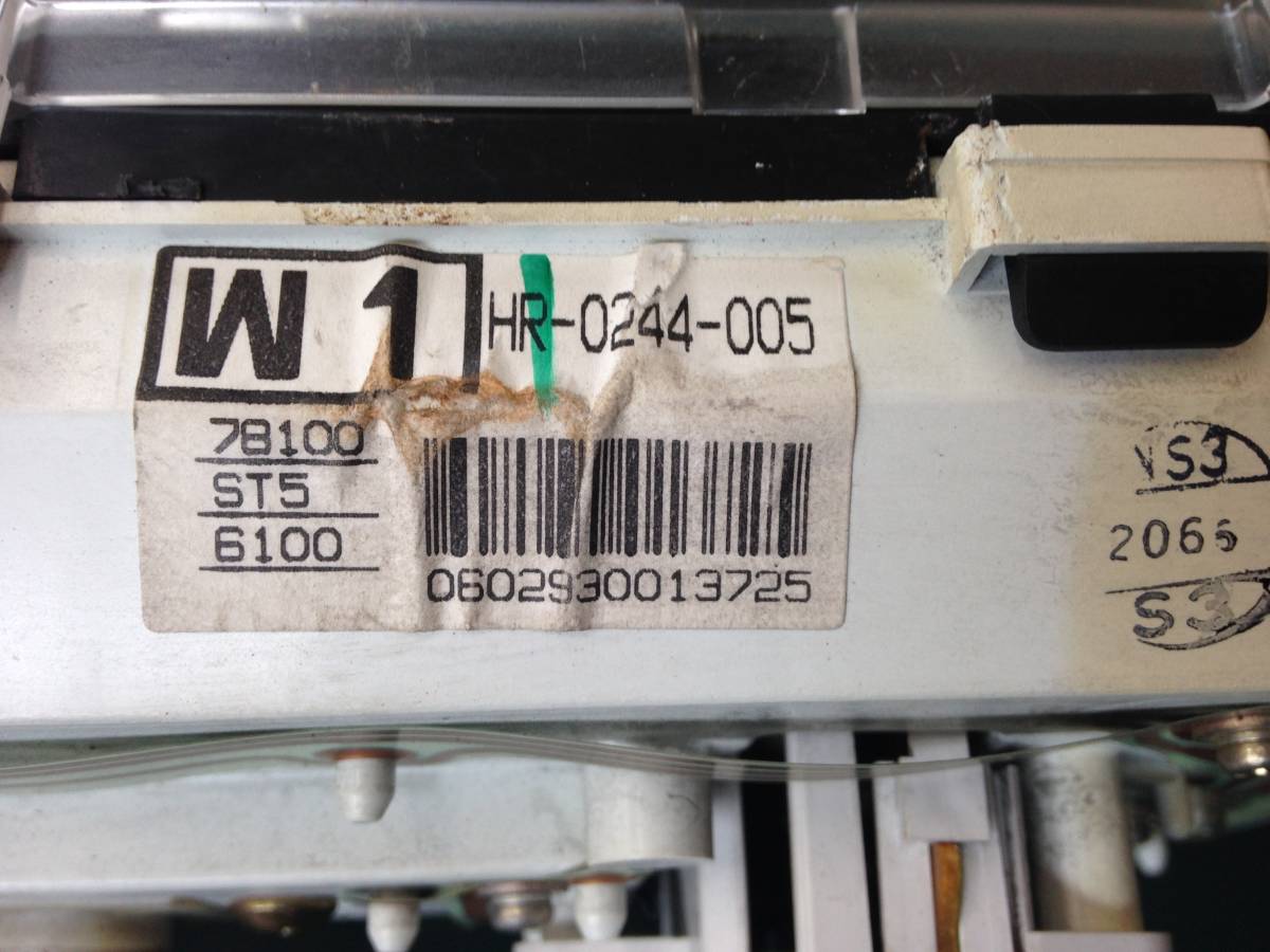 JA4 トゥデイ ホンダ スピードメーター 5MT HR-0190-001 コンビ