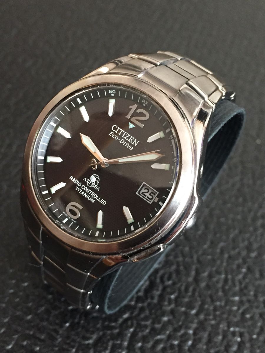 CITIZEN シチズン ATTESA アテッサ エコドライブ 電波ソーラー H410 