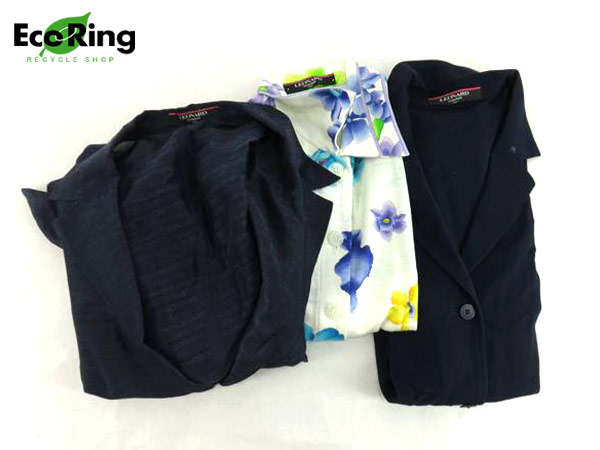 得価，人気 1円 超 有り レオナール 花柄 薄手ジャケット トップス 計3点セット CQ126(女性用)｜売買されたオークション情報、yahooの商品情報をアーカイブ公開 - オークファン 女性用