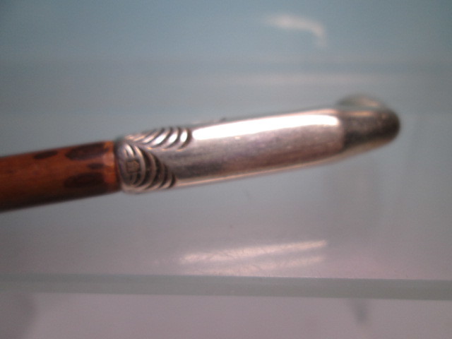 金工師 芳老 煙管 キセル 金口 在銘 純銀 斑竹 Yahoo!オークション