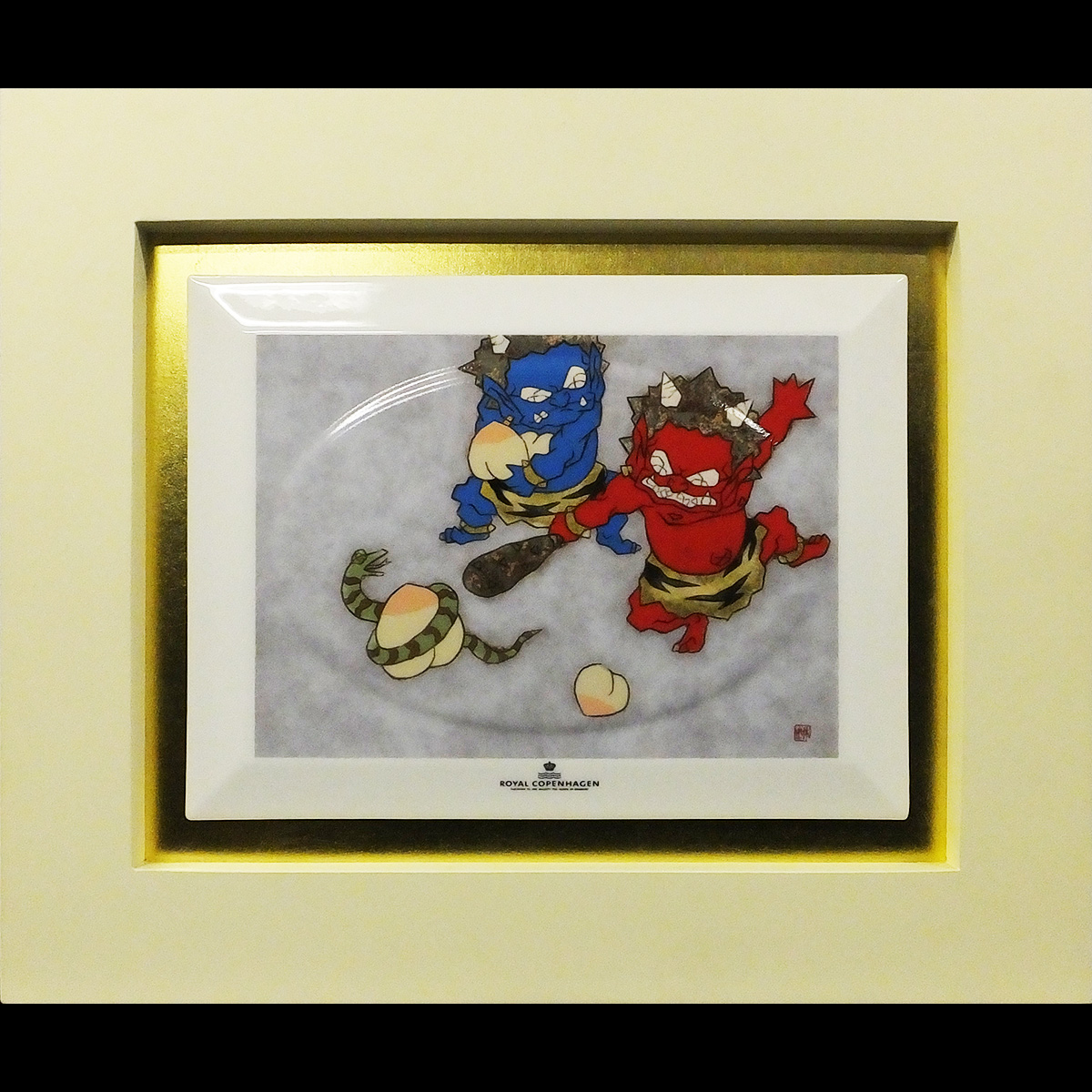 交渉可 おたからや美術画廊 瀧下和之 鬼ヶ島 つんつくつん 陶板画 絵画 本人サイン ロイヤルコペンハーゲン 13年 保証 236nn 版画 売買されたオークション情報 Yahooの商品情報をアーカイブ公開 オークファン Aucfan Com