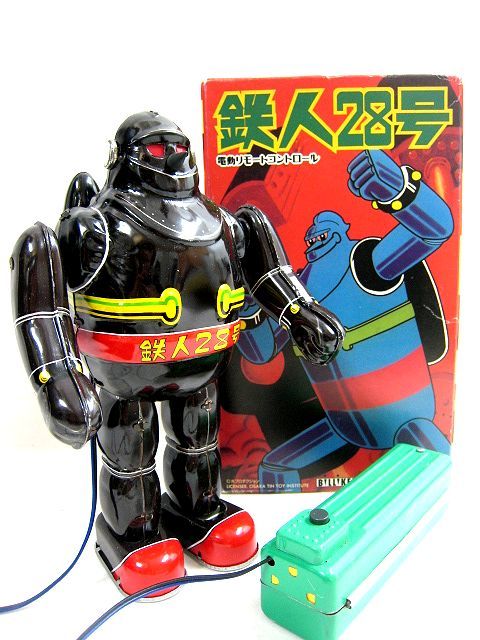 ☆極美品☆BILLIKEN ビリケン商会 ブリキ 鉄人28号 リモコン歩行 