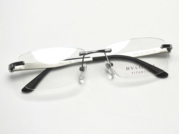 A5026【未使用】*BVLGARI/ブルガリ*ツーポイント/リムレス*チタン 