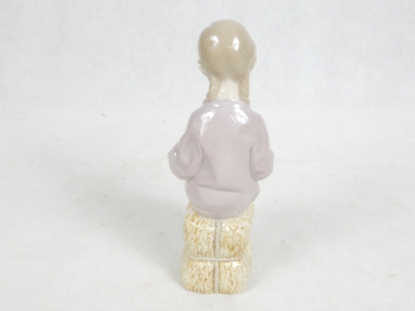 中古 LLADRO リアドロ 01008285 Mi amigo gordinflon Pigtails