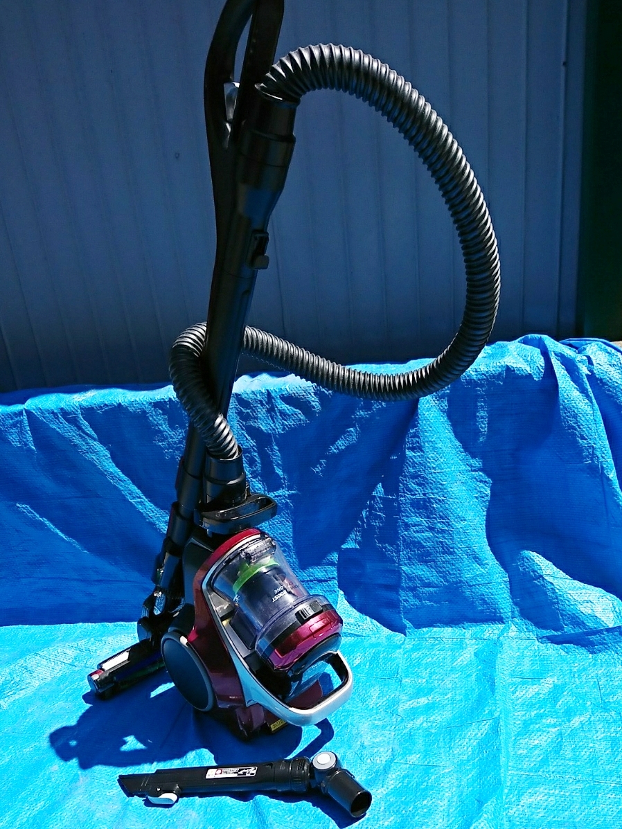 HITACHI サイクロン掃除機 青 掃除機 日立 掃除機 ごみダッシュ
