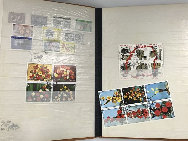 D011-jA354 海外切手 5冊セット バラ 未使用多数 大量セット 現状品 ④