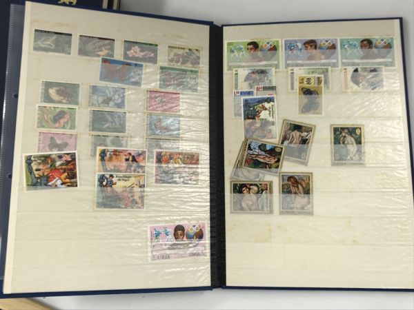 D011-jA354 海外切手 5冊セット バラ 未使用多数 大量セット 現状品 ④