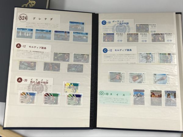 D011-jA354 海外切手 5冊セット バラ 未使用多数 大量セット 現状品 ④