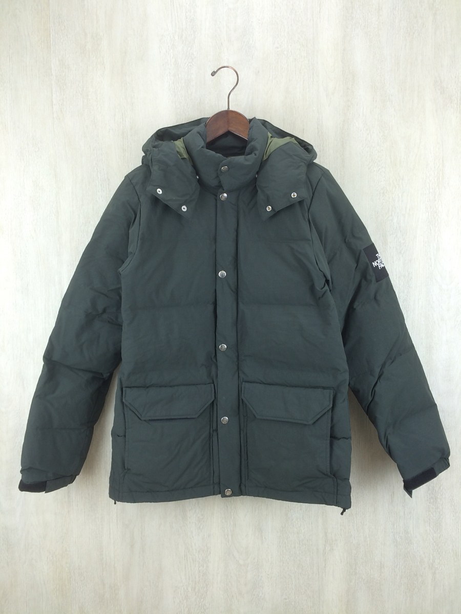 THE NORTH FACE◇ダウンジャケット/L/ナイロン/KHK/無地/CAMP SIERRA