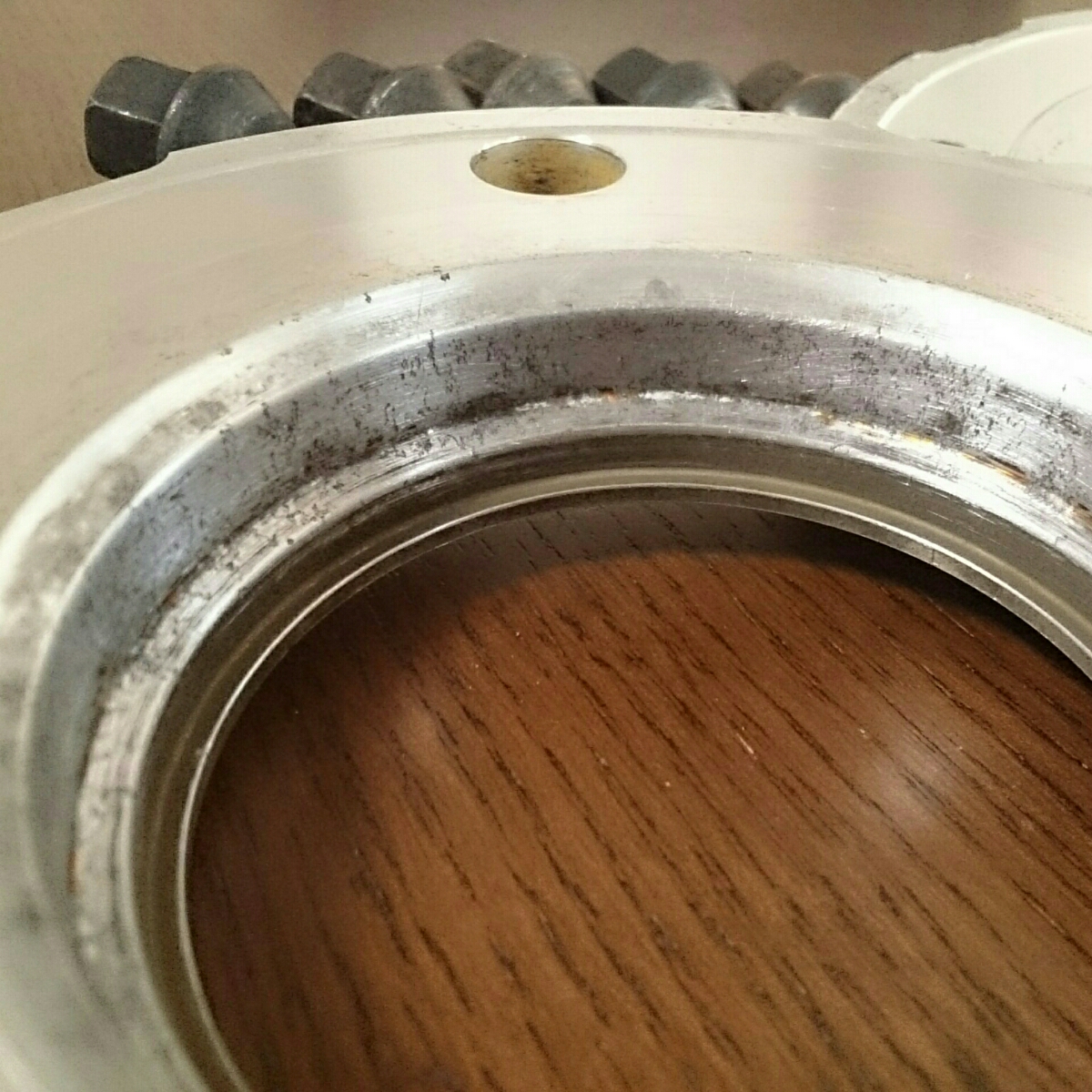 BMW用 鍛造アルミスぺーサー2枚組 10㎜厚 首下40㎜ロングボルト付き ハブ逃げ14㎜ z3 z4 3 4 5シリーズ他_3